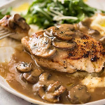Eminc de Poulet Sauce champignion