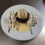 Moelleux au chocolat et sa glace vanille