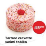 Crevette surimi tobiko